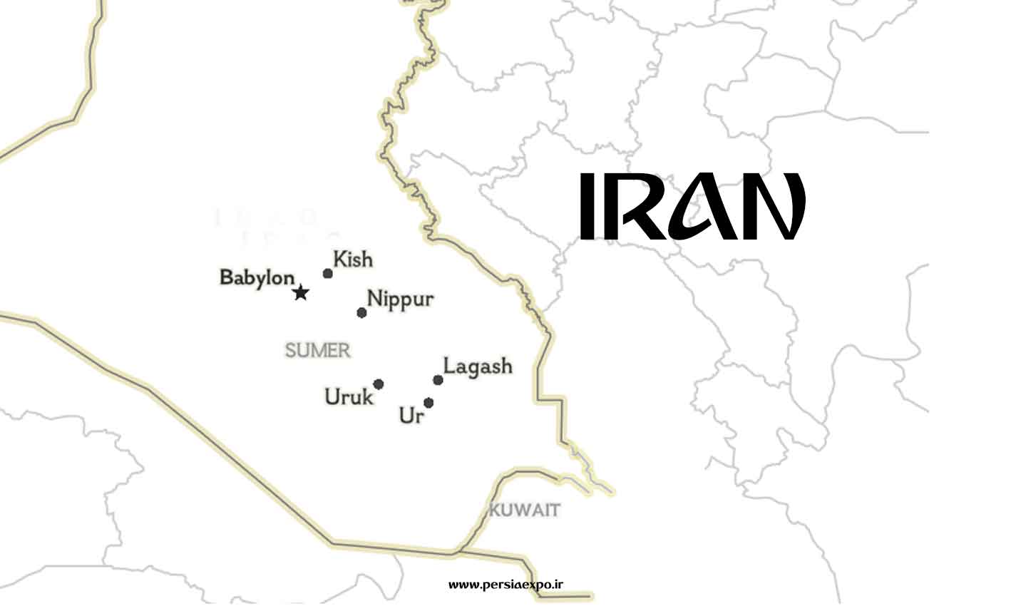 نقشه حکومت سومر نقشه حکومت سومر