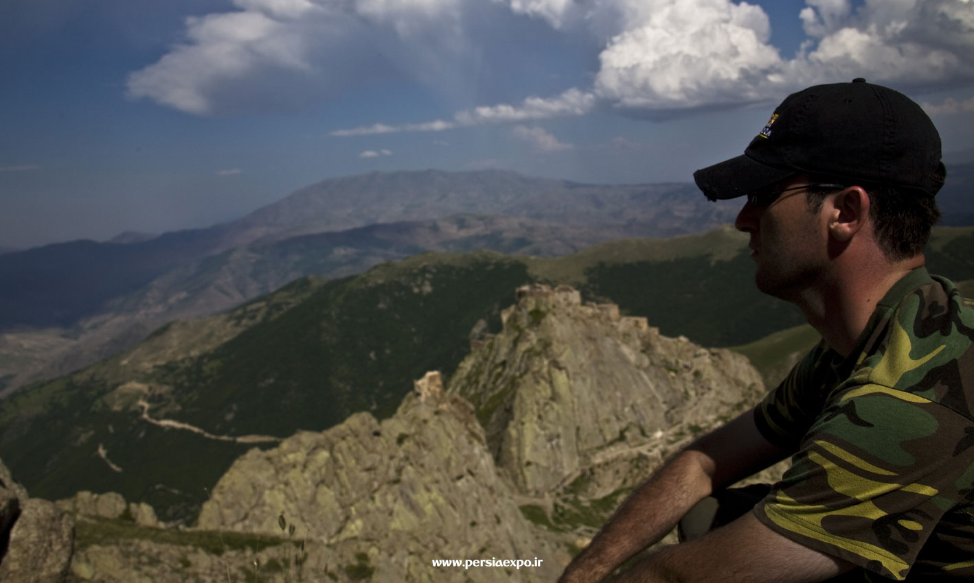 رضا گودرزی در قلعه بابک