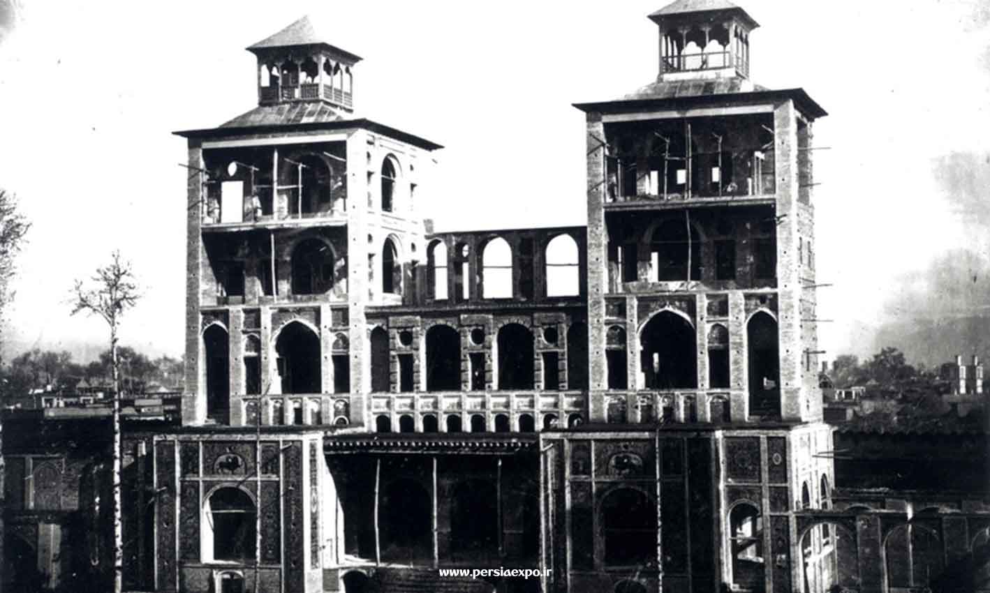 عکس قدیمی کاخ گلستان