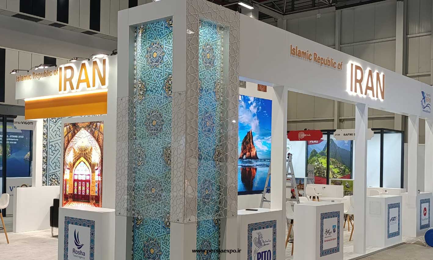 غرفه ایران در نمایشگاه گردشگری ترکیه