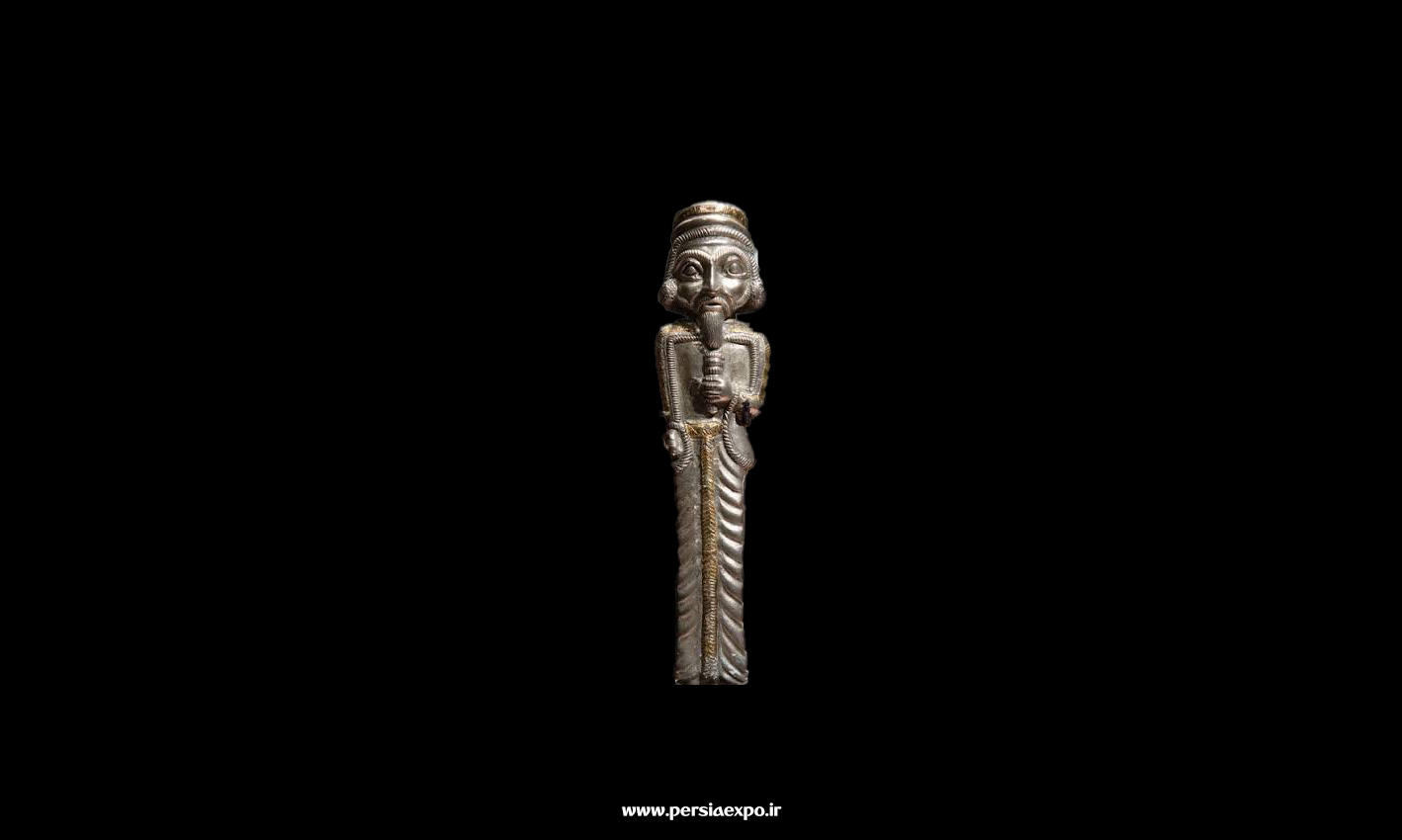 تندیس مرد نقره ای
